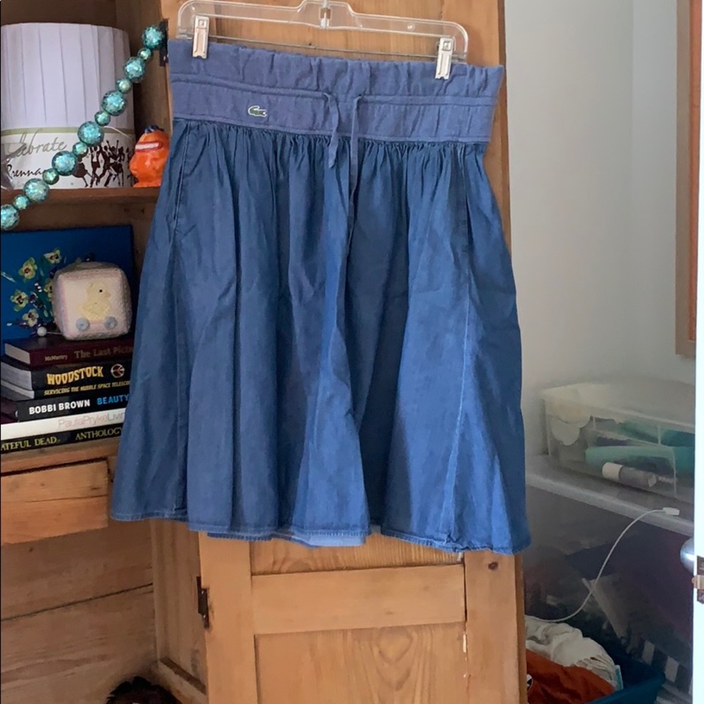 Lacoste Chambray Skirt
